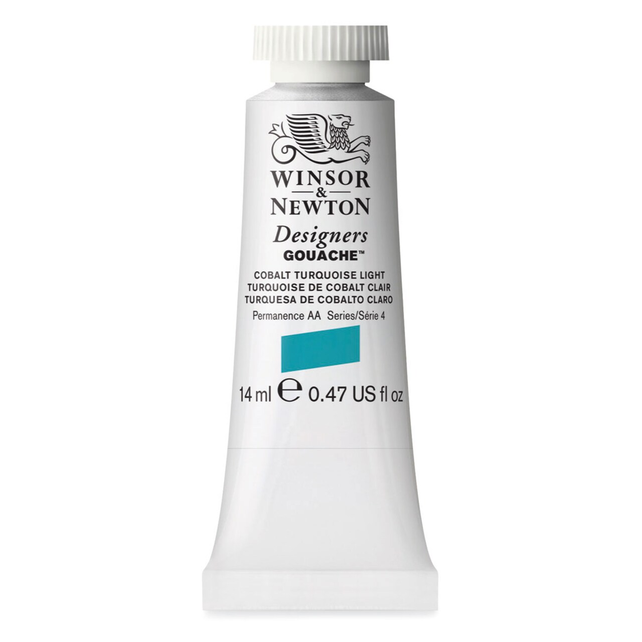 Winsor & Newton Designers Gouache - Cobalt Turquoise Light, 14 ml tube
